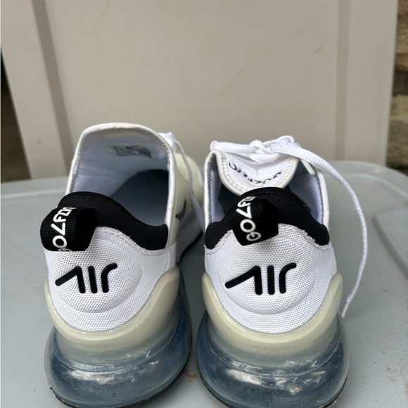 Nike Air Max 270 G Spikeless Golf Shoes CK6483-102 - White/Black - 9 - Picture 7 of 8